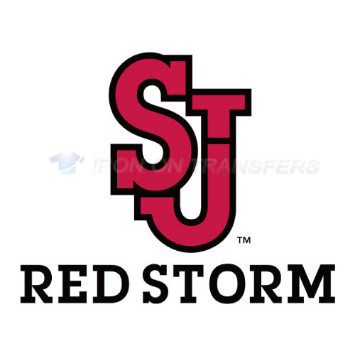 St. Johns Red Storm Iron-on Stickers (Heat Transfers)NO.6355